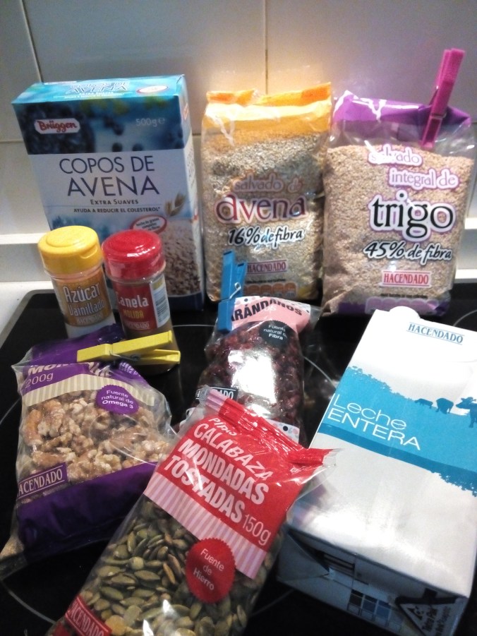 ingredientes papilla cereales